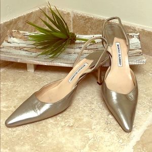 Authentic Manolo Blahnik Slingbacks